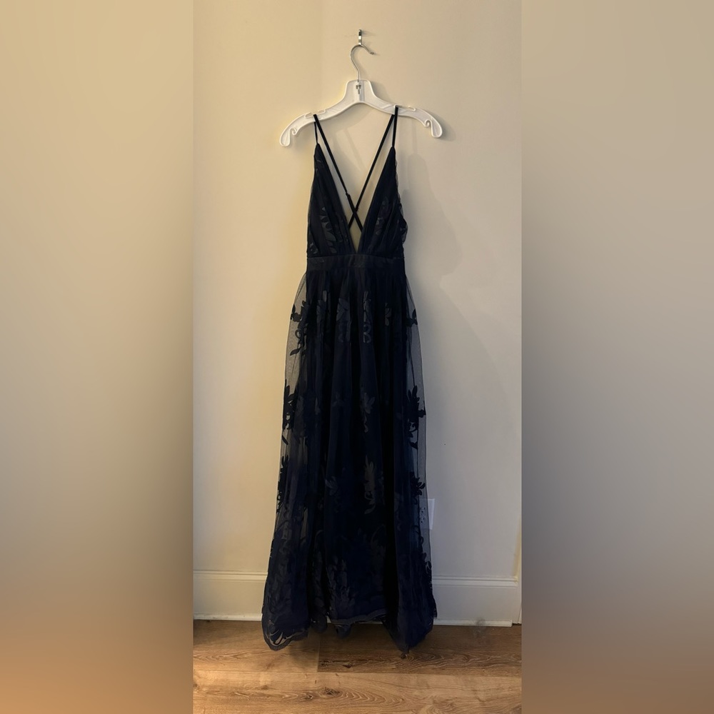 Blue flowered dress!
